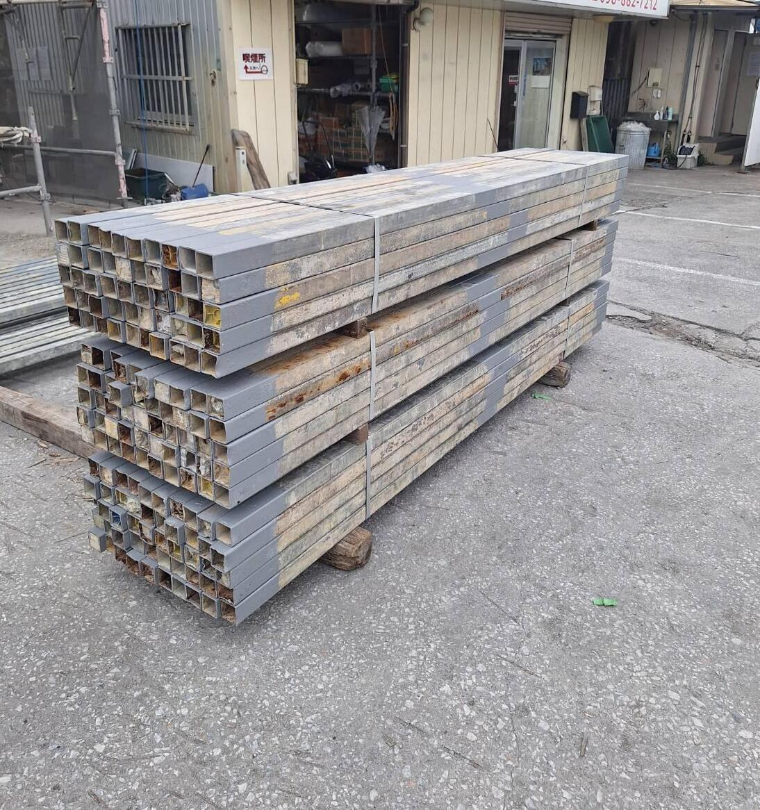 中古_型枠用_50角鋼管_各サイズ