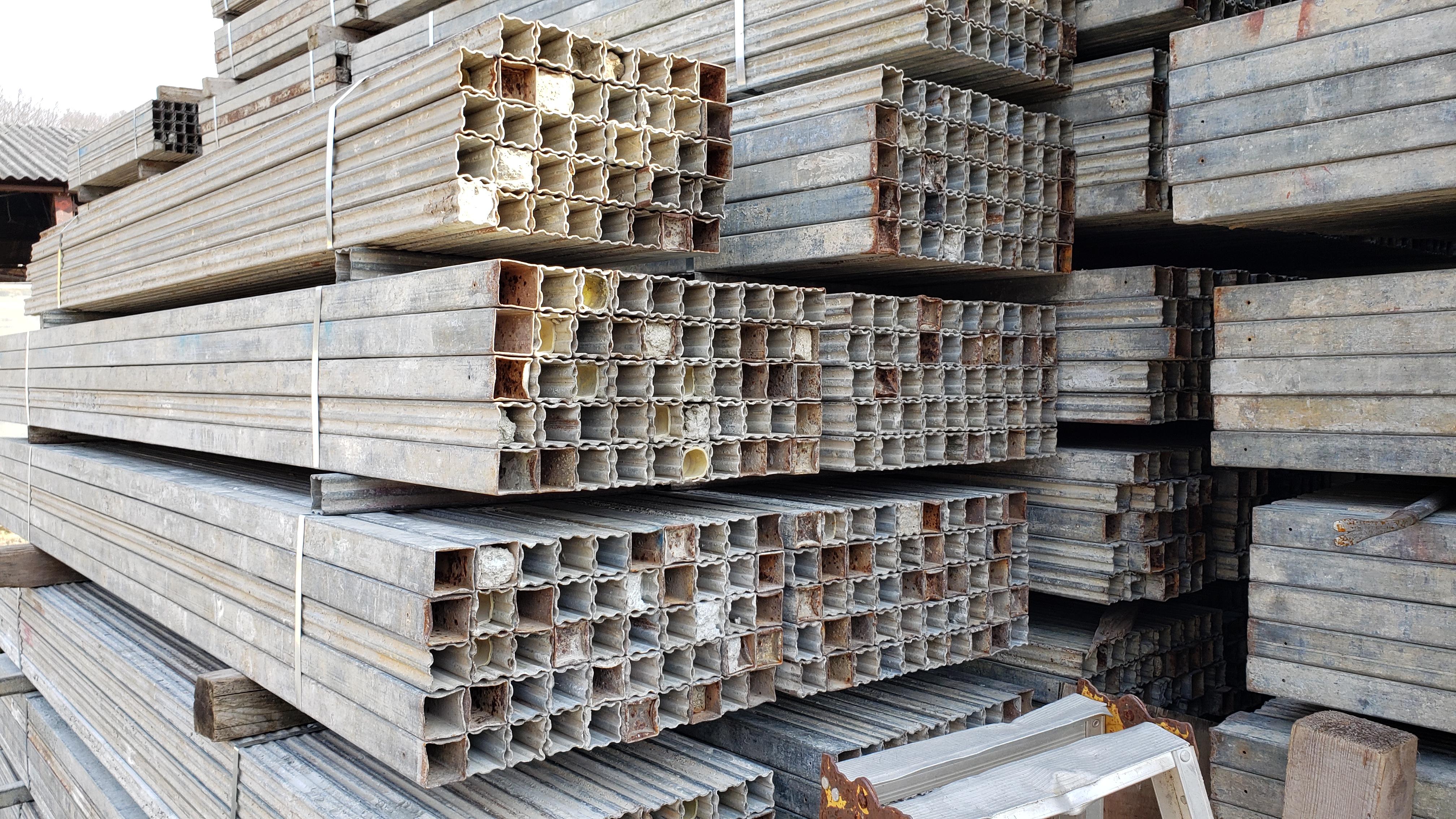 中古　鋼管50角